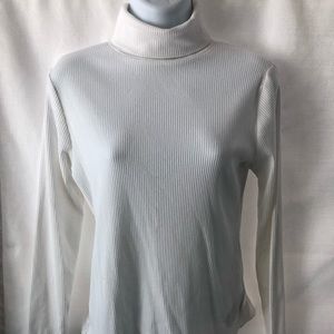Old Navy White Long Sleeve  Turtle Neck  Top Women's size Medium
